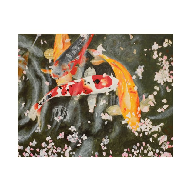 Japanese Koi by starblueshell