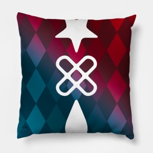 Lyney, Lynette, Freminet - Genshin Impact Card design Pillow