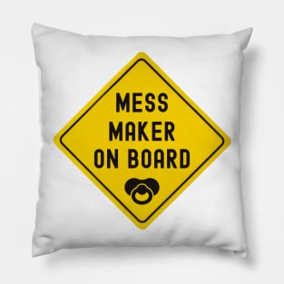 Baby On Board Mess Maker Bumper Pillow