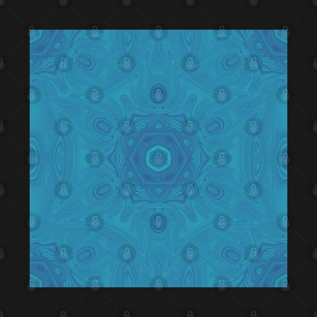 Sacred blue kaleidoscope by hereswendy