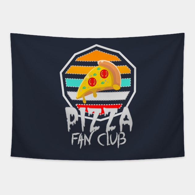 Pizza fan club Tapestry by jaml-12