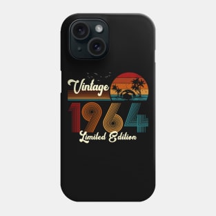 Vintage 1964 Shirt Limited Edition 56th Birthday Gift Phone Case