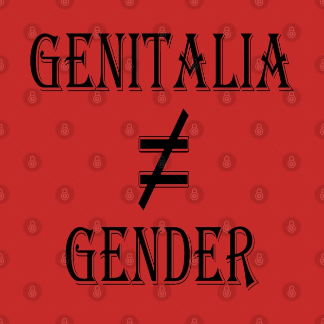 Genitalia ≠ Gender by ToriJones