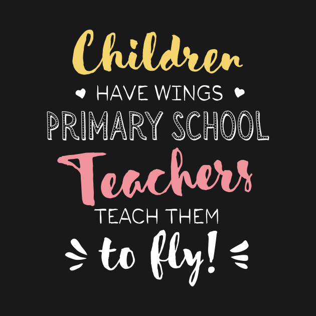 Primary School Teacher Gifts - Beautiful Wings Quote by BetterManufaktur