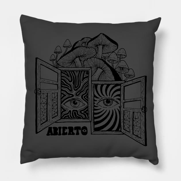 Abierto Pillow by Pipe Dreams Clothing Co.