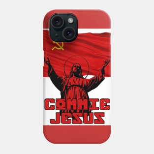 Commie Jesus Soviet Flag Phone Case