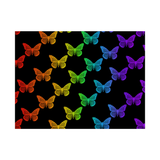 Rainbow butterflies T-Shirt