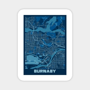 Burnaby - Canada Peace City Map Magnet