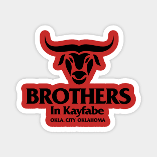 Brothers In Kayfabe Logo Magnet