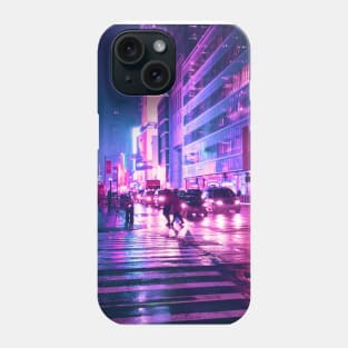 Cyberpunk street neon Phone Case