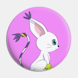 Sitting Gatomon Pin