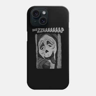 Wazzaaaaap black and white Phone Case
