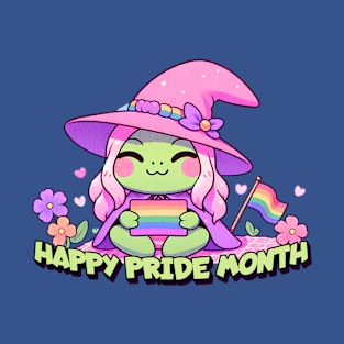 Happy Pride Month LGBTQ Witch Frog T-Shirt