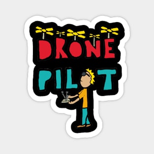 RC Drone Pilot Magnet