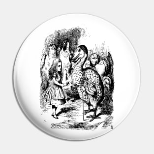 Alice in Wonderland | Dodo Presenting Thimble to Alice | Vintage Alice | Pin