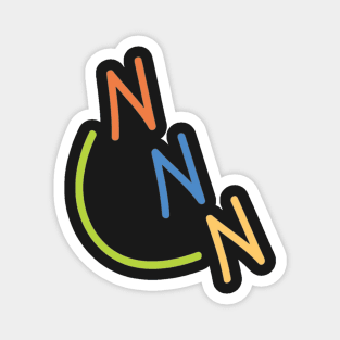 Triple N Logo Nanon Magnet