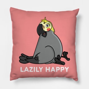 Lazily Happy cocktiel Pillow