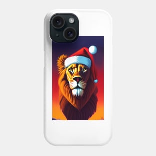 Santa Paws Is Coming To Town Lion Phone Case