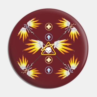 Mercy Wing inspired design Pin