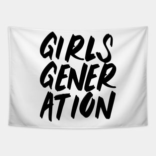 Girls' Generation Brush (Black) Tapestry