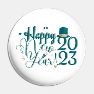 Happy New Year 2023 Pin