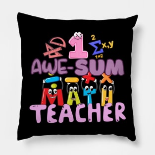 Math teacher Pillow