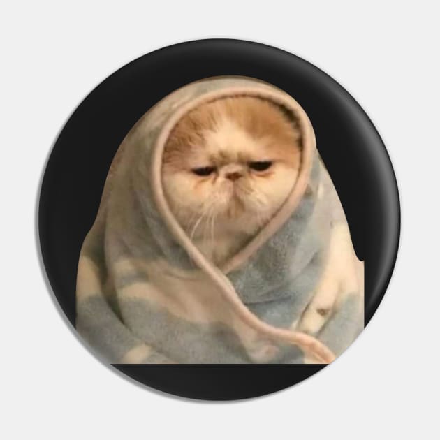 Sad cat blanket sales