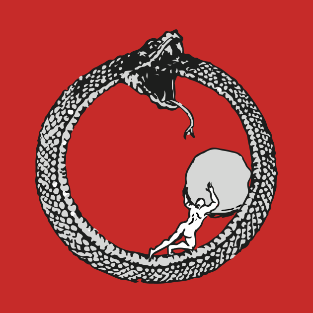 Sisyphus Ouroboros mashup by Dystopianpalace