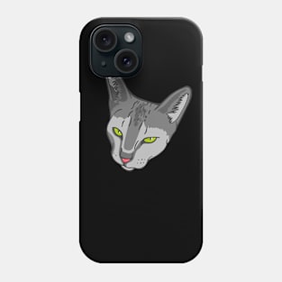 Bored cat Phone Case