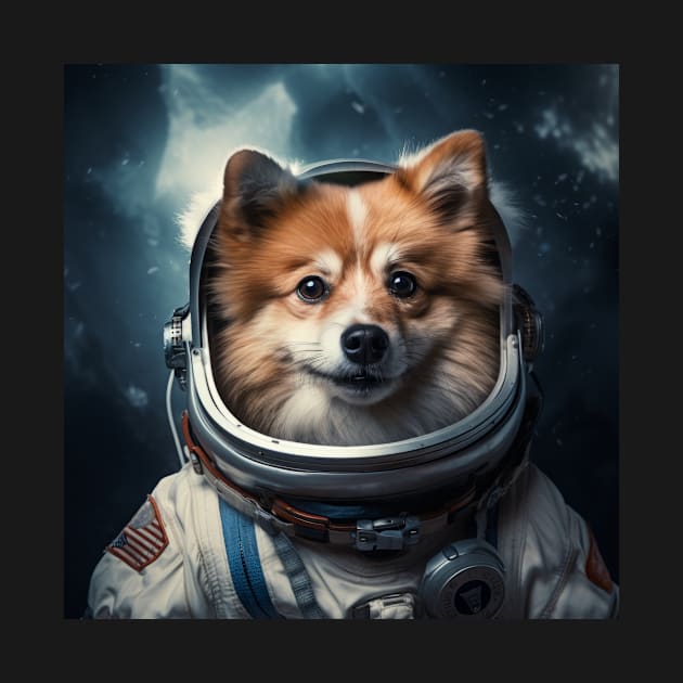 Astro Dog - Icelandic Sheepdog by Merchgard