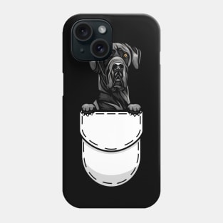 Funny Great Dane Pocket Dog Phone Case