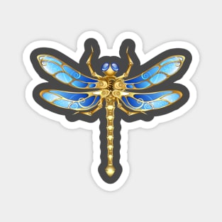 Mechanical Dragonfly ( Steampunk insect ) Magnet