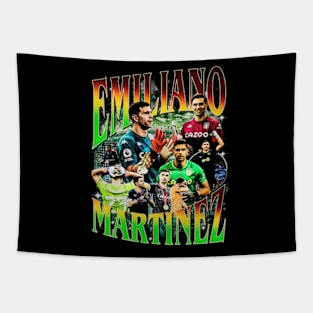 Emiliano Martinez Retro Bootleg Tapestry