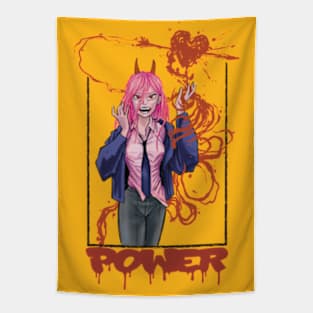 manga power Tapestry