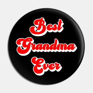 Best Grandma Ever Pin