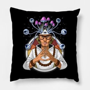 Psychedelic Psychonaut Shaman Pillow