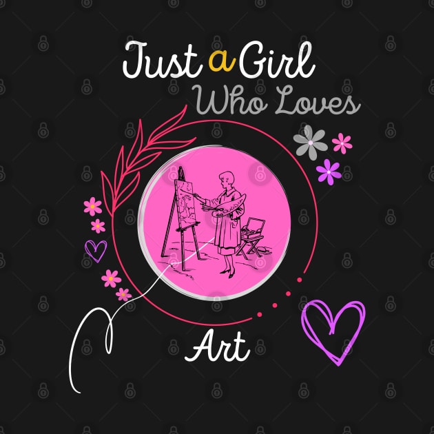 just a girl who loves art by Qurax