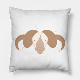 Ram Head Pillow