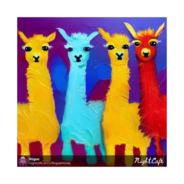 Llamas in pajamas by Roguex