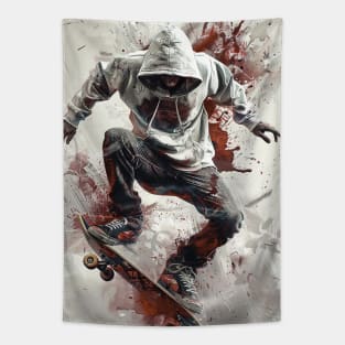 skater boy in the air Tapestry