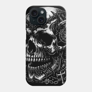 Hardcore Skull | Skater Skull | Japanese Skull Phone Case