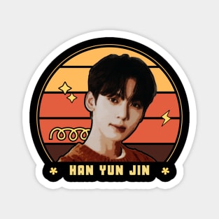 Retro Han Yun Jin ZEROBASEONE Magnet