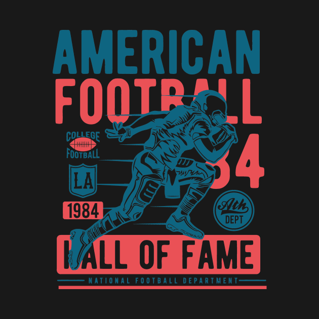 American Football LA 1984 by Seastore