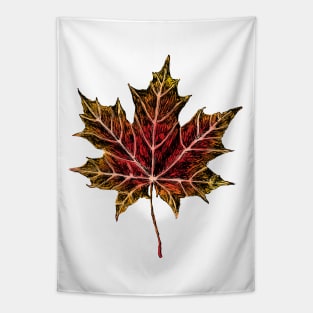 Maple Leaf Art Tapestry