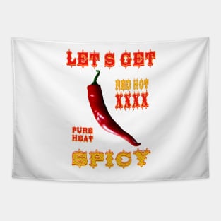 Hot Chili Spicy Food Expert Tapestry