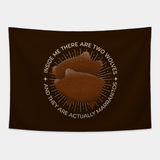 funny mexican food marranitos sweet bread Tapestry