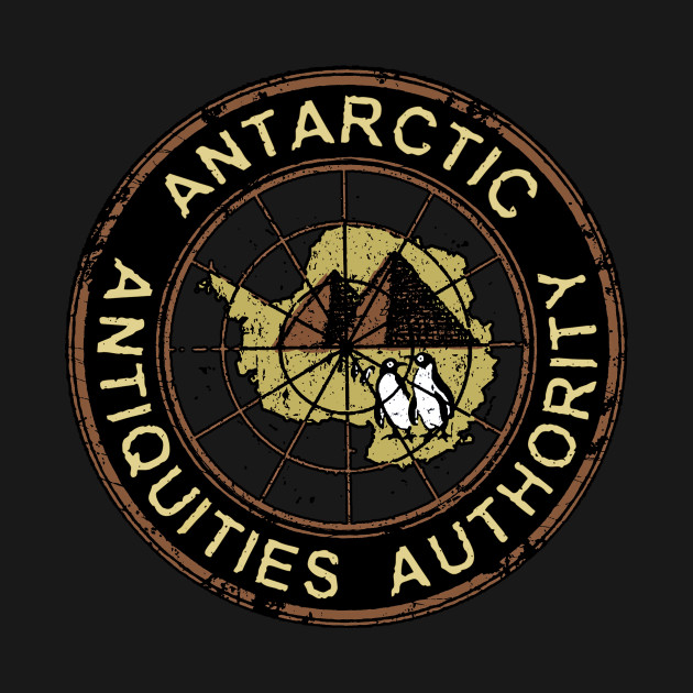 Discover Antarctic Antiquities Authority - Roundel - Antarctica - T-Shirt