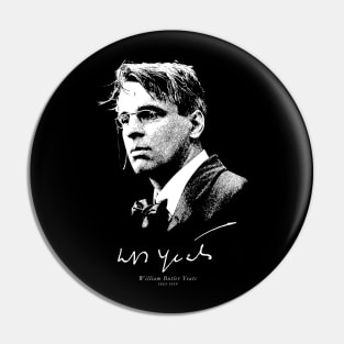 W B Yeats-Irish Poet-Poetry-Literature-Books Pin