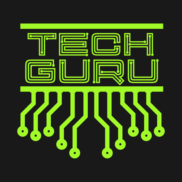 Tech Guru Technology TShirt TeePublic