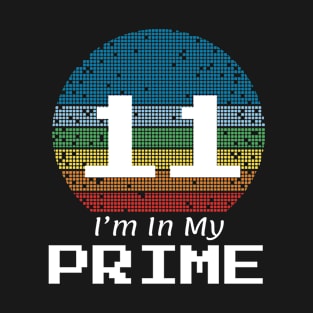 11 Year Old Prime Birthday T-Shirt